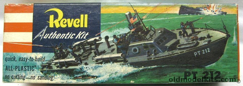 Revell 1/98 PT-212 - PT Boat (Higgins Patrol Torpedo Boat) - Pre 'S' Issue, H304-98 plastic model kit